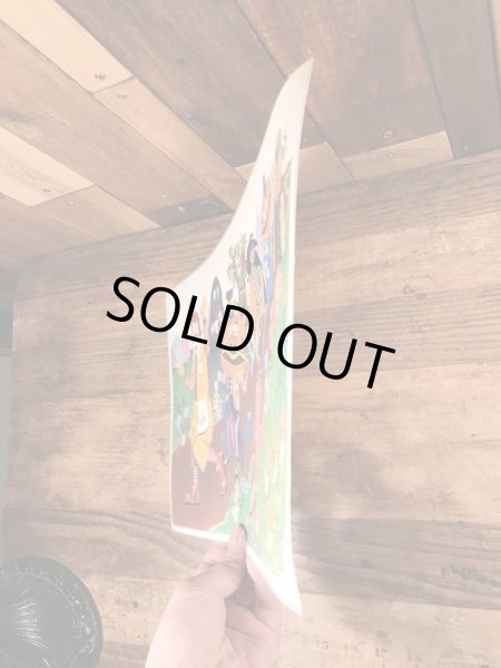 70年代のマクドナルドのビンテージのランチョンマット