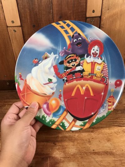 画像2: McDonald's “Roller Coaster” Plastic Plate　マクドナルド　ビンテージ　プラスチックプレート　90年代