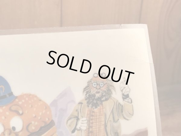 70年代のマクドナルドのビンテージのランチョンマット