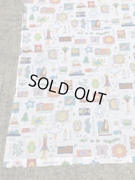 80~90年代のマクドナルドのマックキッズのヴィンテージのフラットシーツ