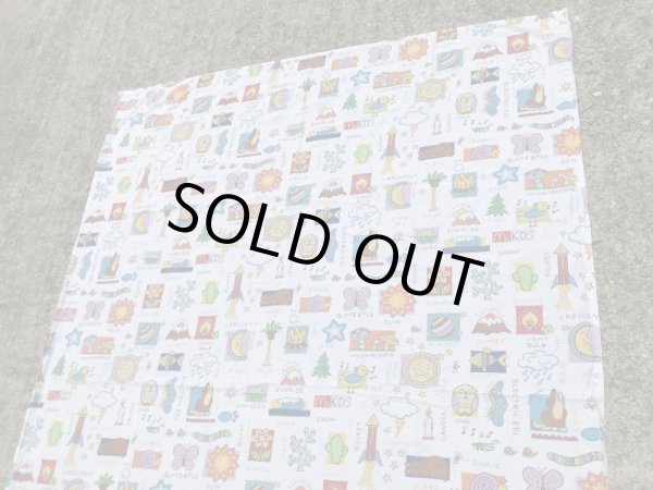 80~90年代のマクドナルドのマックキッズのヴィンテージのフラットシーツ