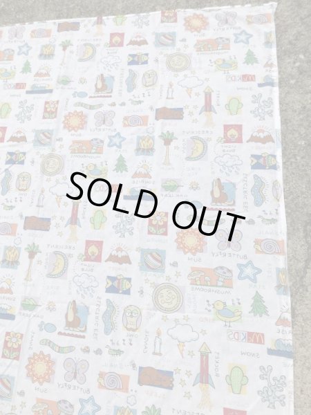 80~90年代のマクドナルドのマックキッズのヴィンテージのフラットシーツ