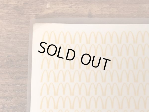 70年代のマクドナルドランドのヴィンテージのランチョンマット