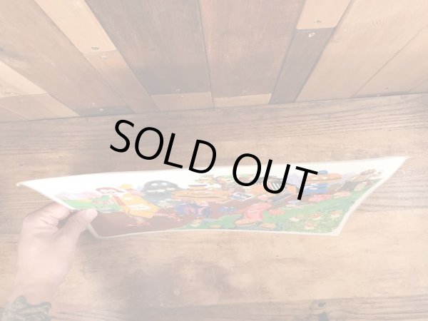 70年代のマクドナルドランドのヴィンテージのランチョンマット