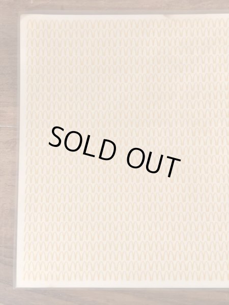 70年代のマクドナルドランドのヴィンテージのランチョンマット