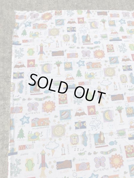 80~90年代のマクドナルドのマックキッズのヴィンテージのフラットシーツ