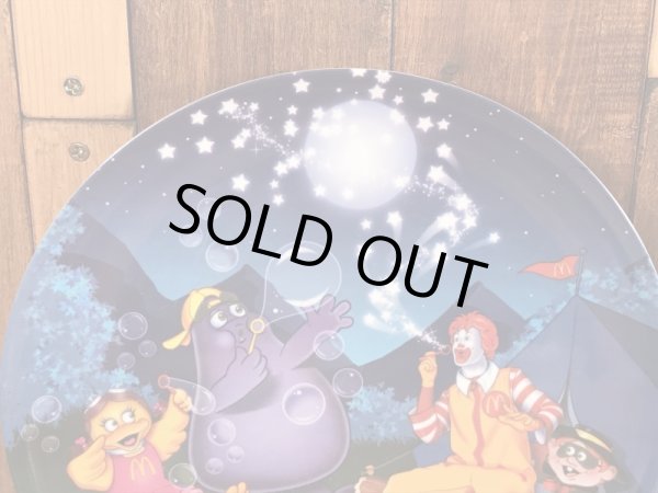 マクドナルドのビンテージのプラスチックプレート