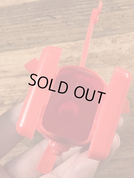 80年代のマクドナルドのビッグマックポリスのヴィンテージのハッピーミールトイ