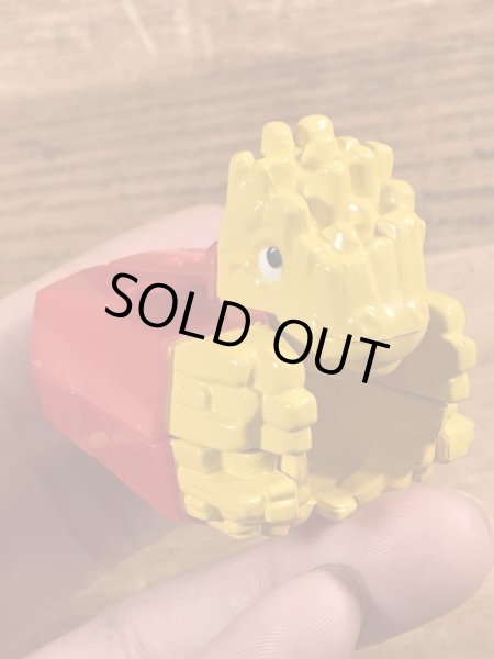 90年代のマクドナルドのマックディノチェンジャブルズのヴィンテージのハッピーミールトイ