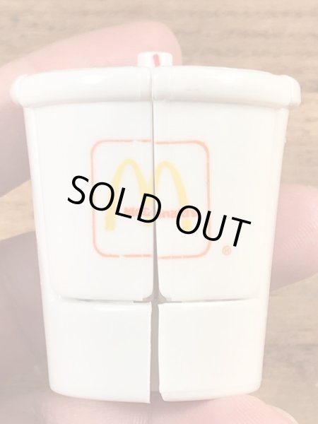 80年代のマクドナルドのニューフードチェンジャブルズのビンテージのハッピーミールトイ