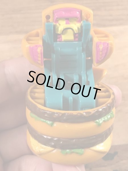 80年代のマクドナルドのニューフードチェンジャブルズのヴィンテージのハッピーミールトイ