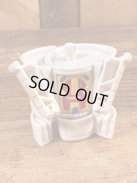 80年代のマクドナルドのニューフードチェンジャブルズのビンテージのハッピーミールトイ