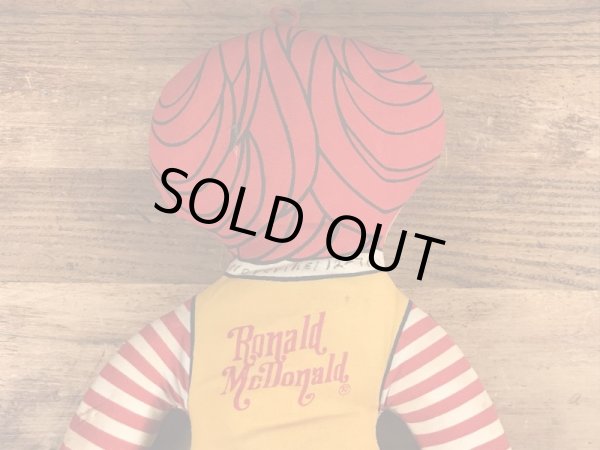 70年代のマクドナルドのロナルドのビンテージのクロスドール