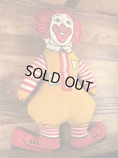 70年代のマクドナルドのロナルドのビンテージのクロスドール