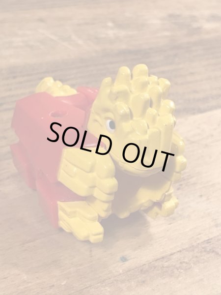 90年代のマクドナルドのマックディノチェンジャブルズのヴィンテージのハッピーミールトイ