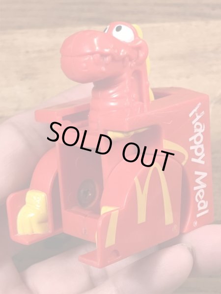 90年代のマクドナルドのマックディノチェンジャブルズのビンテージのハッピーミールトイ