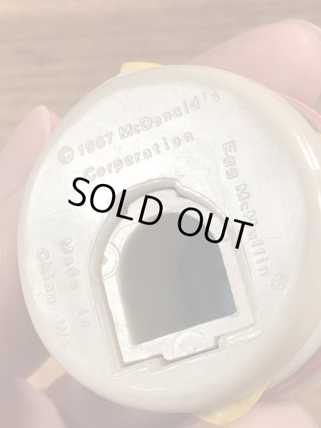 80年代のマクドナルドのフードチェンジャブルズのビンテージのハッピーミールトイ