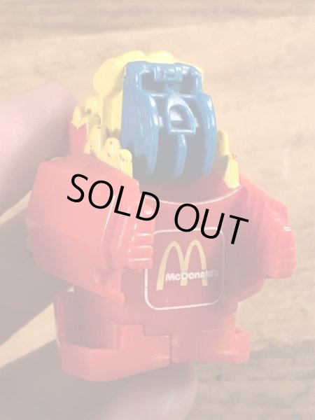 80年代のマクドナルドのチェンジャブルズのヴィンテージのハッピーミールトイ