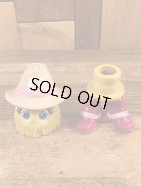 80年代のマクドナルドのファニーフライフレンズのビンテージのハッピーミールトイ