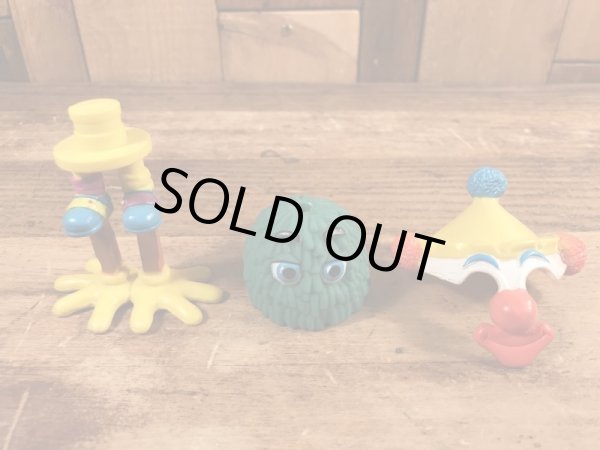 80年代のマクドナルドのファニーフライフレンズのビンテージのハッピーミールトイ