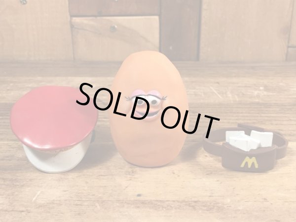 80年代のマクドナルドのマックナゲットバディーズのビンテージのハッピーミールトイ