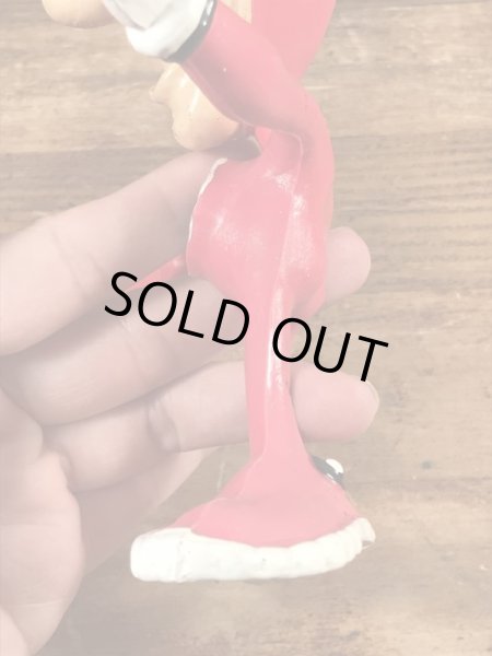 80年代のドミノピザのノイドのビンテージのベンダブルフィギュア