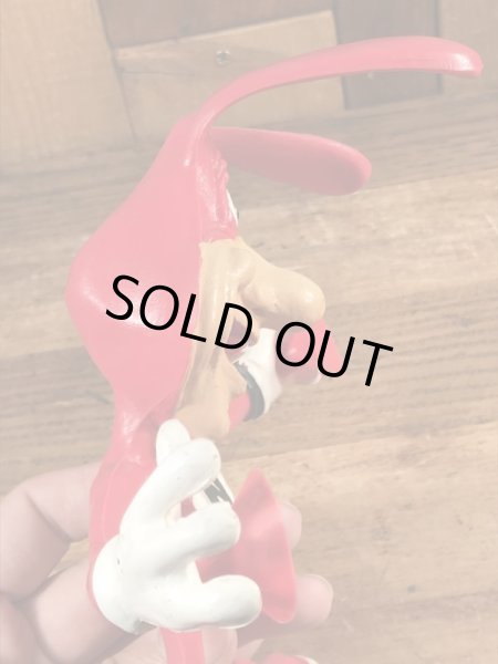 80年代のドミノピザのノイドのビンテージのベンダブルフィギュア