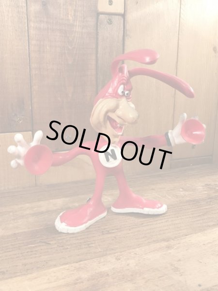 80年代のドミノピザのノイドのビンテージのベンダブルフィギュア