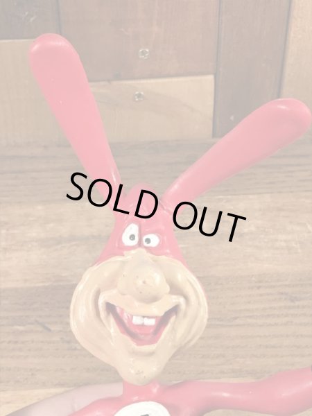 80年代のドミノピザのノイドのビンテージのベンダブルフィギュア