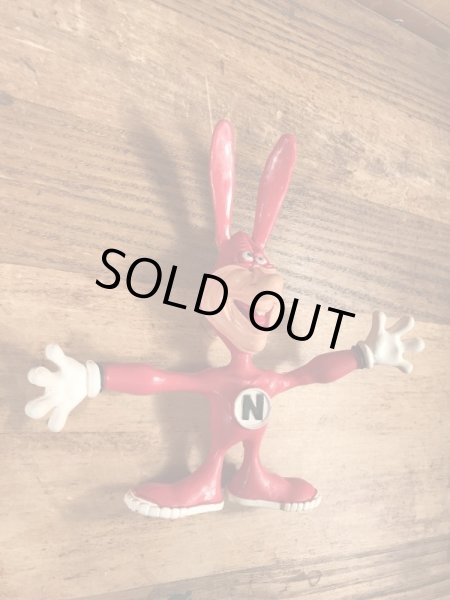 80年代のドミノピザのノイドのビンテージのベンダブルフィギュア