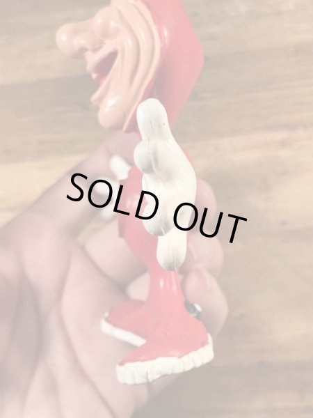 80年代のドミノピザのノイドのビンテージのベンダブルフィギュア