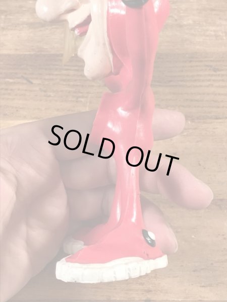 80年代のドミノピザのノイドのヴィンテージのベンダブルフィギュア