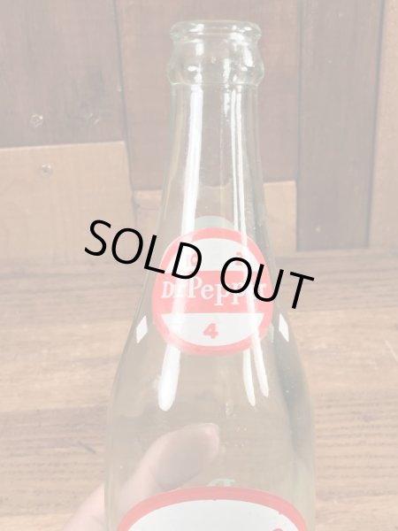 60年代のドクターペッパーのビンテージのガラス瓶