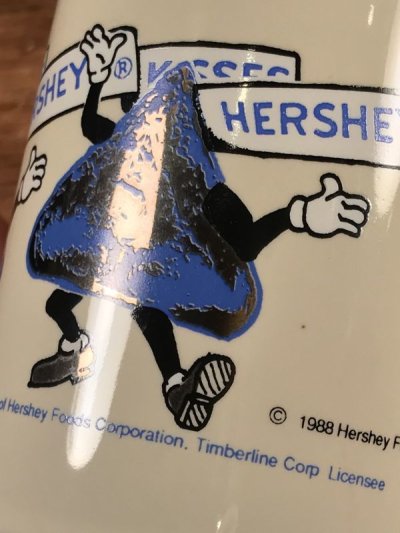 画像1: Hershey's Kisses Chocolate Mug　ハーシーズ　ビンテージ　マグカップ　キスチョコ　80年代