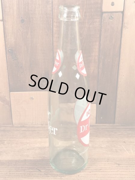 60年代のドクターペッパーのビンテージのガラス瓶