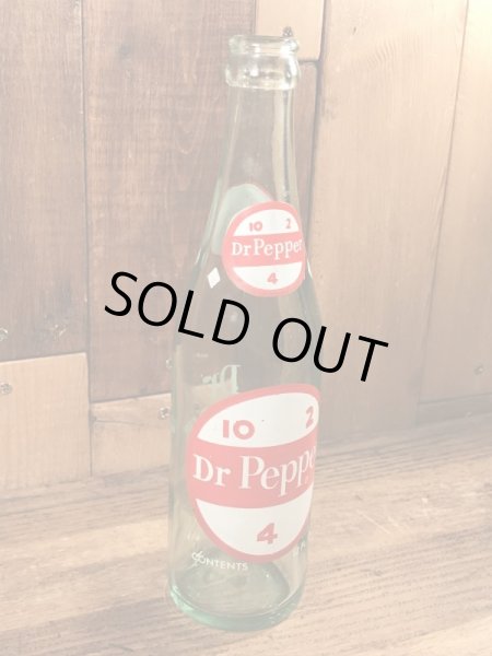 60年代のドクターペッパーのビンテージのガラス瓶