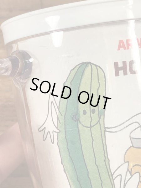 70年代のミスターホットドッグのビンテージのプラスチックマグカップ