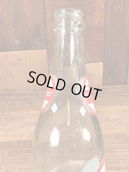 60年代のドクターペッパーのビンテージのガラス瓶