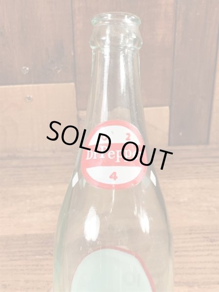 60年代のドクターペッパーのビンテージのガラス瓶