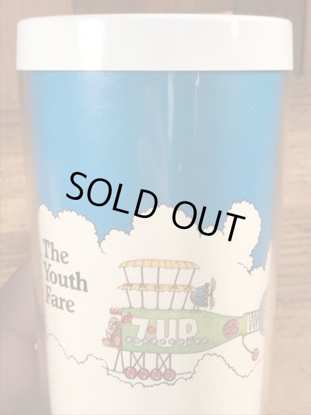 セブンアップのビンテージのサーモスカップ