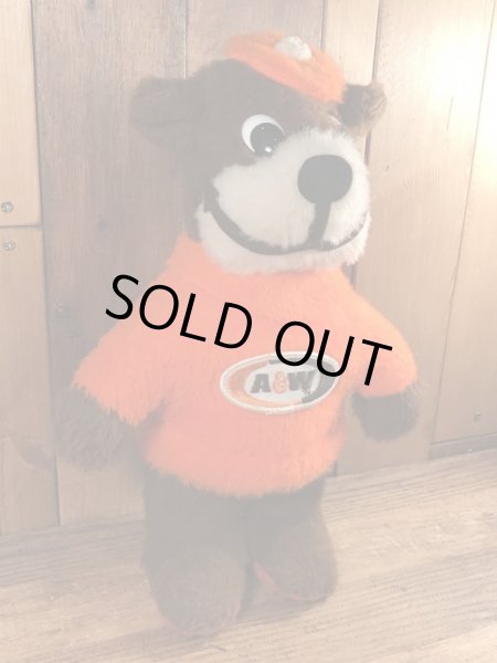 70年代のA&Wベアのビンテージのぬいぐるみ