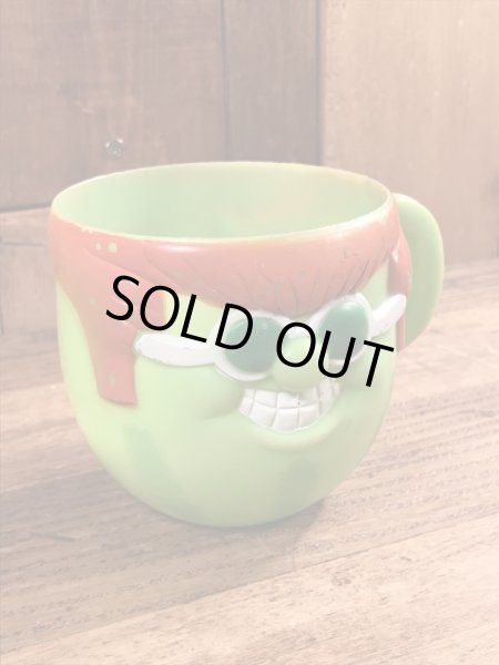 70年代のファニーフェイスのビンテージのマグカップ