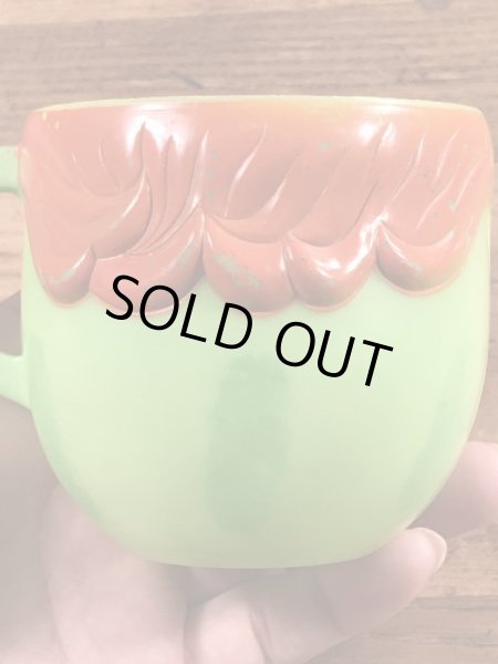 70年代のファニーフェイスのビンテージのマグカップ