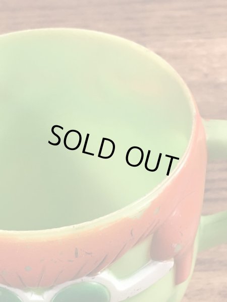 70年代のファニーフェイスのビンテージのマグカップ