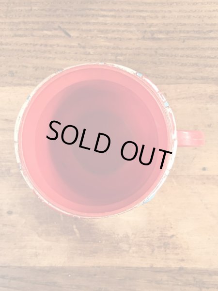 70年代のファニーフェイスのビンテージのマグカップ