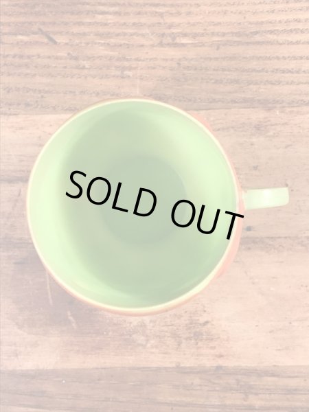 70年代のファニーフェイスのビンテージのマグカップ