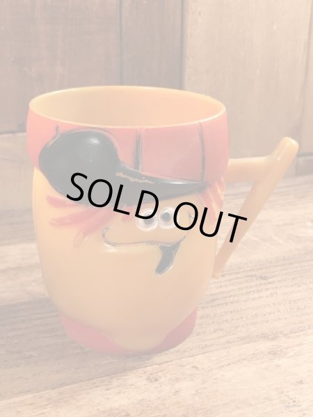 企業キャラクターのファニーフェイスのビンテージのマグカップ