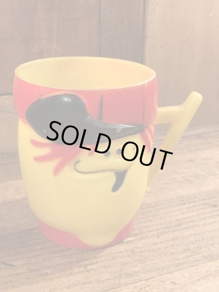 企業キャラクターのファニーフェイスのビンテージのマグカップ