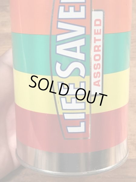 ロールキャンディのライフセーバーズのヴィンテージのTin缶