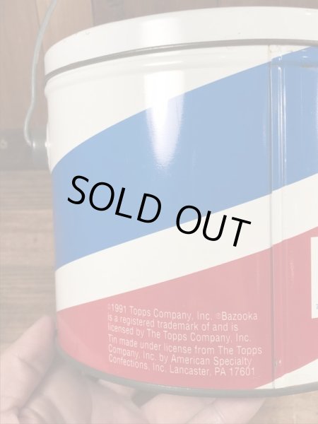 90年代のバズーカのビンテージのブリキ缶